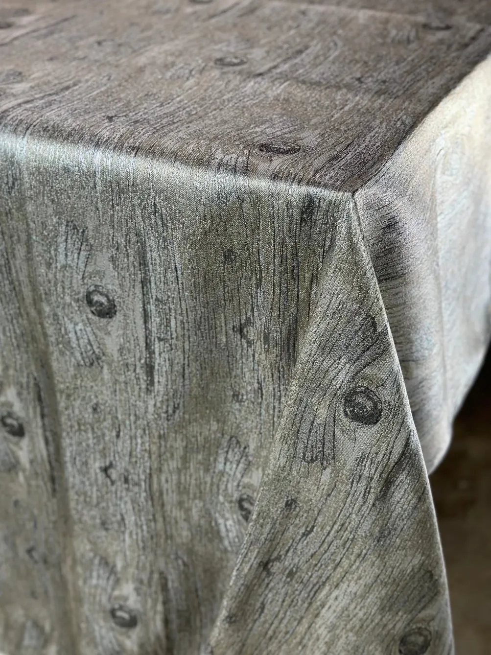 Sahara Jacquard Table Linen in Grey