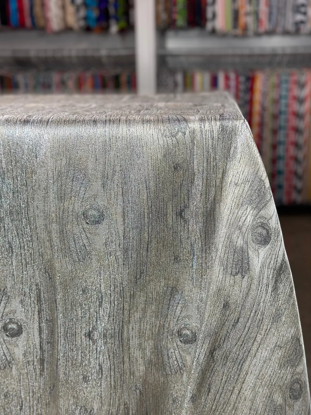 Sahara Jacquard Table Linen in Grey