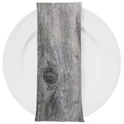 Sahara Jacquard Table Napkin in Grey