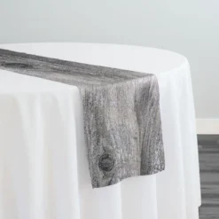 Sahara Jacquard Table Runner in Grey
