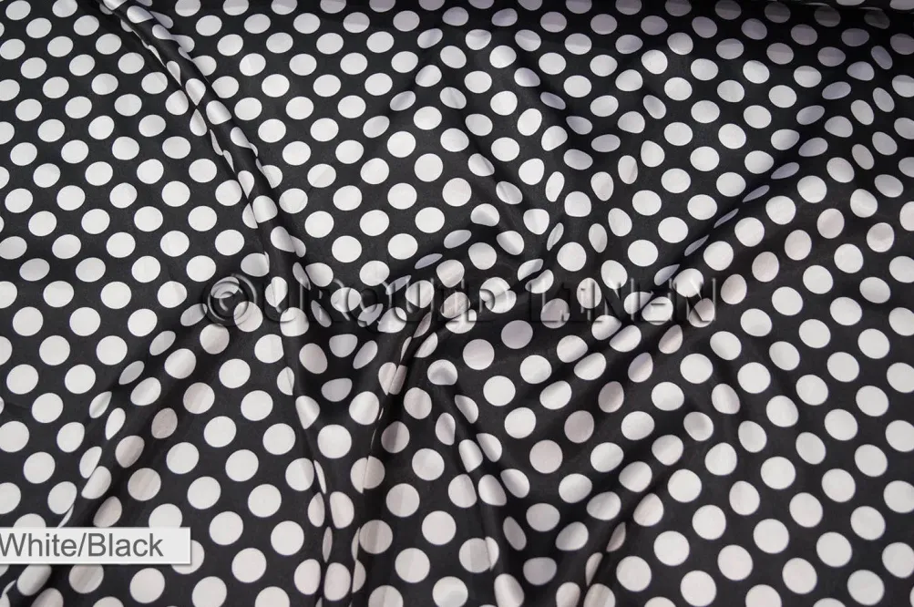 Satin Polka Dot (Charmeuse)