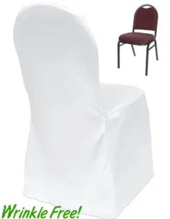 Scuba (Wrinkle-Free) Banquet Chair Cover - Premium Quality