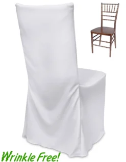 Scuba (Wrinkle-Free) Chivari Chair Cover - Premium Quality