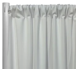 Scuba (Wrinkle-Free) Drapery Panel in White