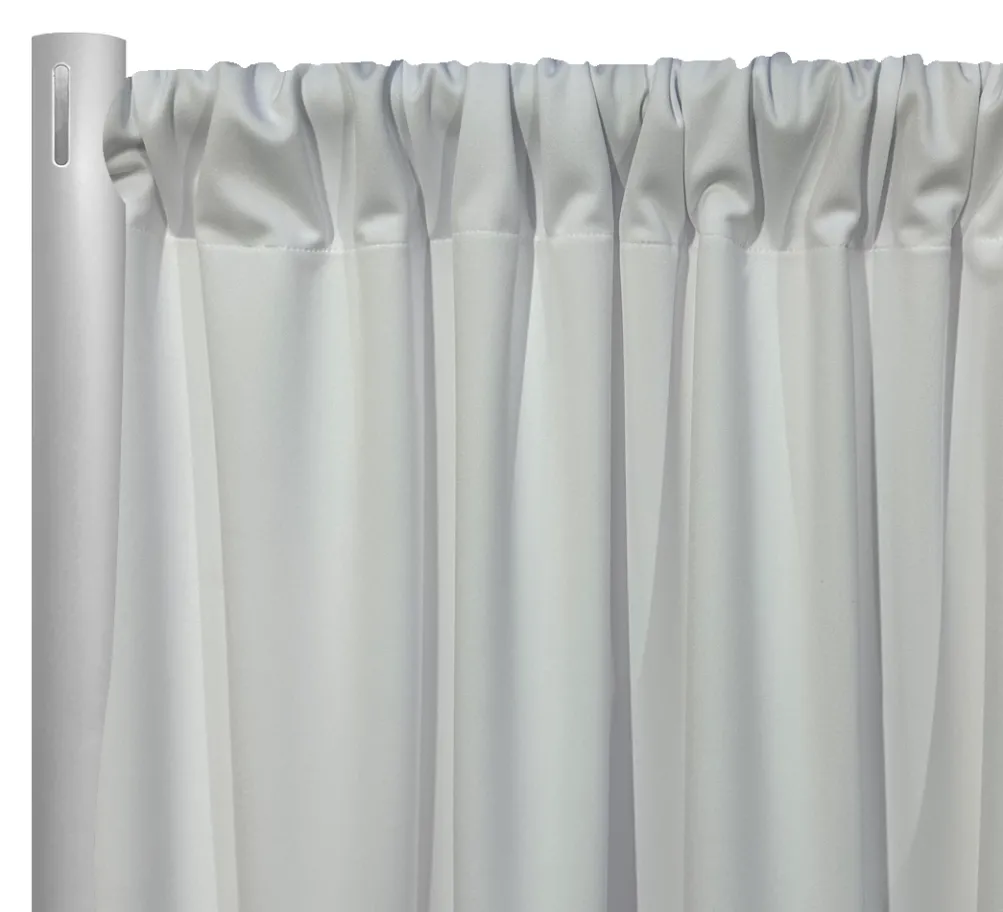 Scuba (Wrinkle-Free) Drapery Panel in White