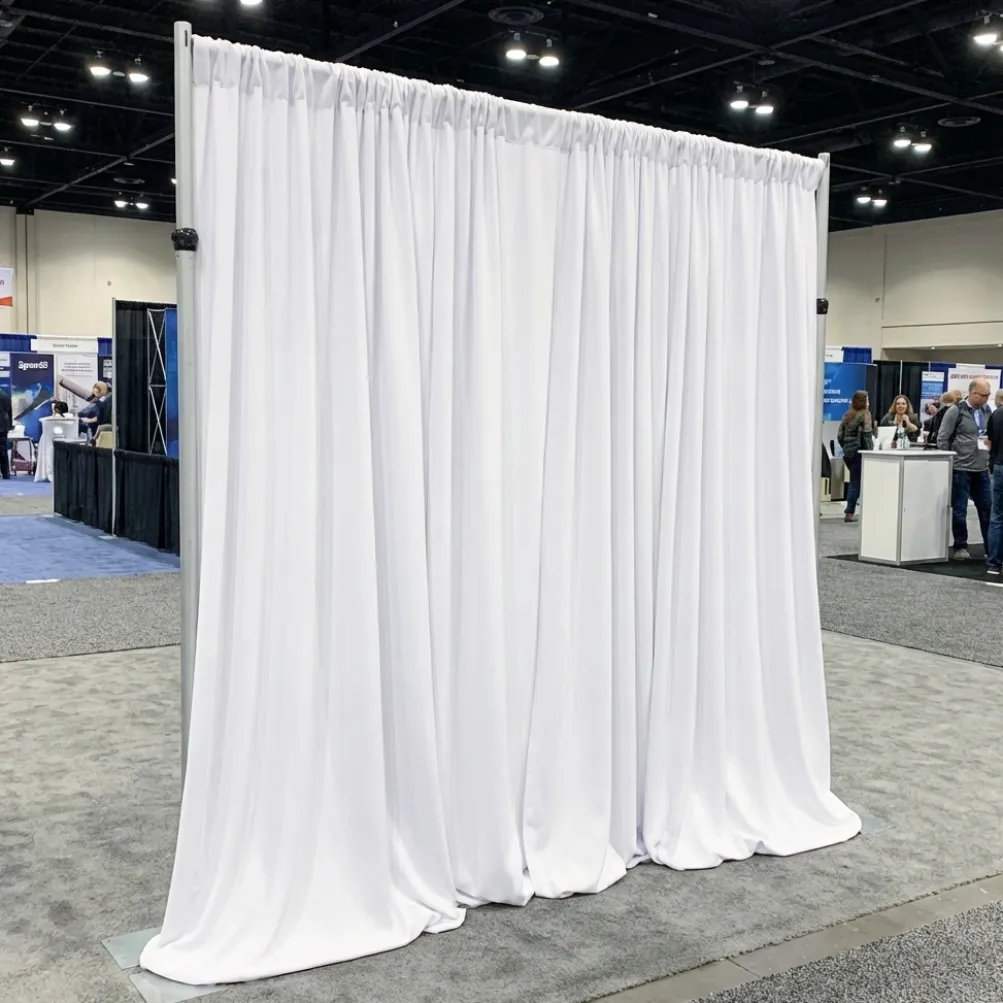 Scuba (Wrinkle-Free) Drapery Panel in White