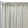 Scuba (Wrinkle-Free) Drapery Panel in Ivory
