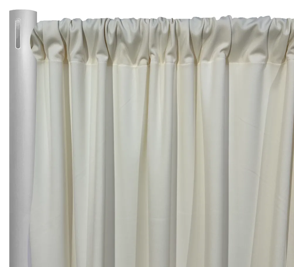 Scuba (Wrinkle-Free) Drapery Panel in Ivory