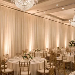 Scuba (Wrinkle-Free) Drapery Panel in Ivory