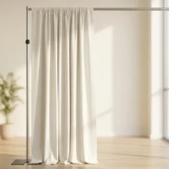 Scuba (Wrinkle-Free) Drapery Panel in Off White