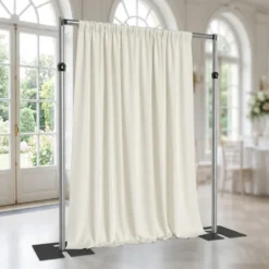 Scuba (Wrinkle-Free) Drapery Panel in Off White