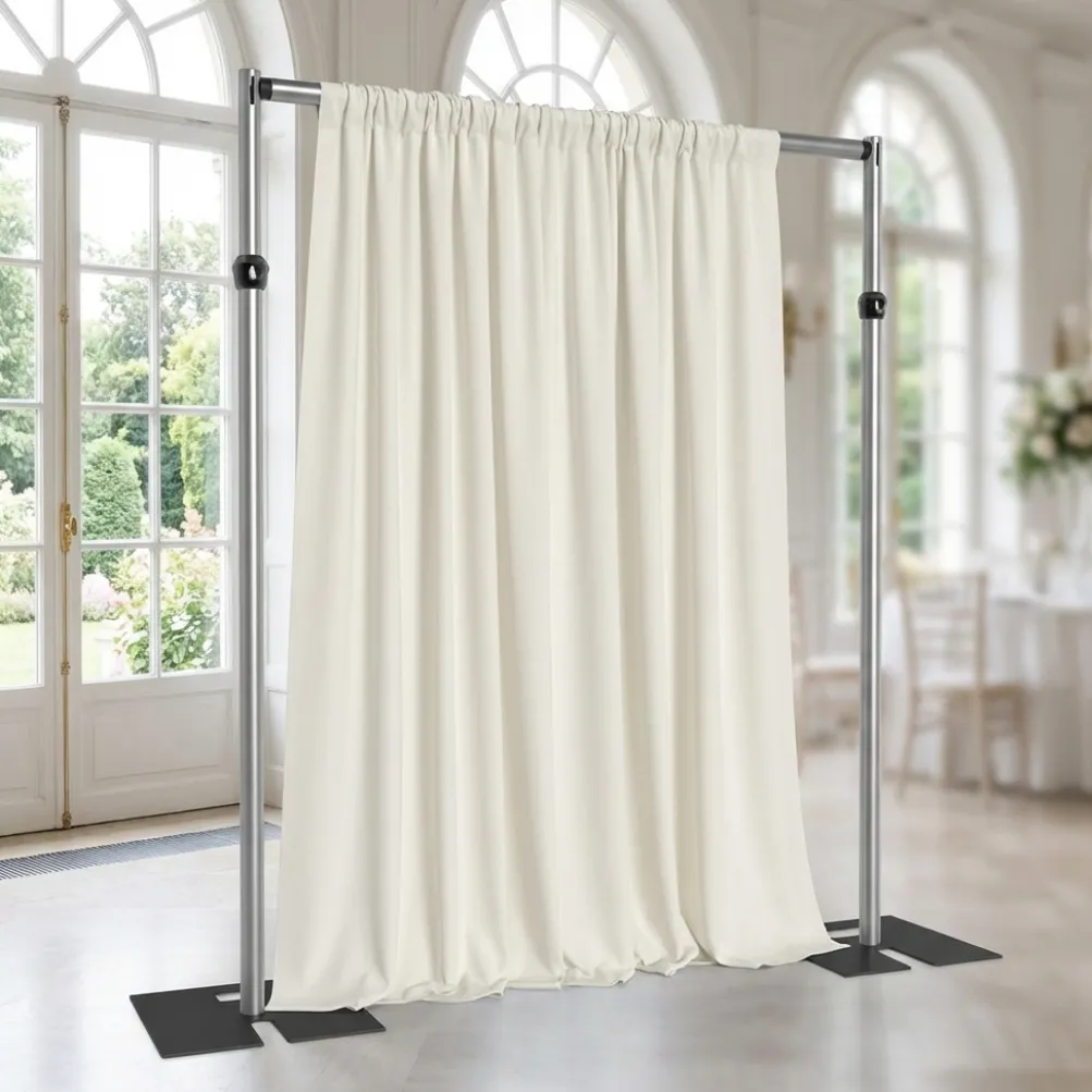Scuba (Wrinkle-Free) Drapery Panel in Off White