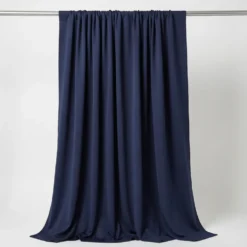 Scuba (Wrinkle-Free) Drapery Panel in Navy