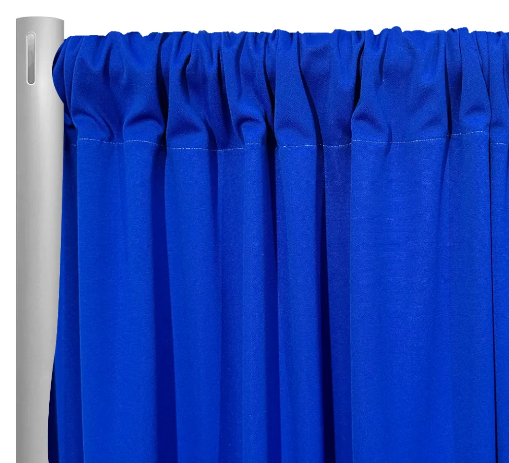 Scuba (Wrinkle-Free) Drapery Panel in Royal