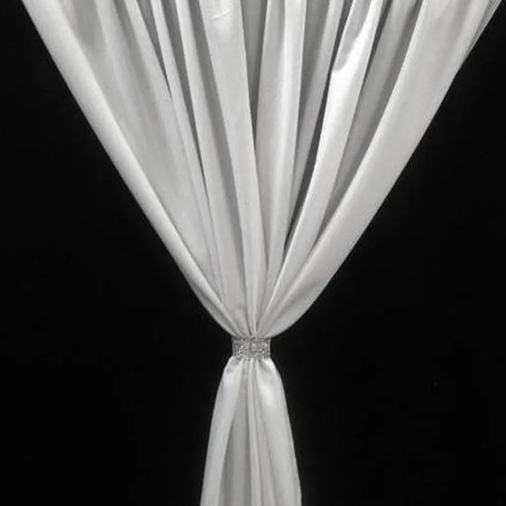 Scuba (Wrinkle-Free) Drapery Panel in Red
