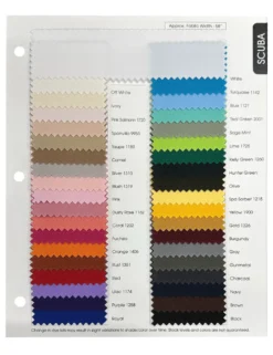Scuba (Wrinkle-Free) Table Linen in Black