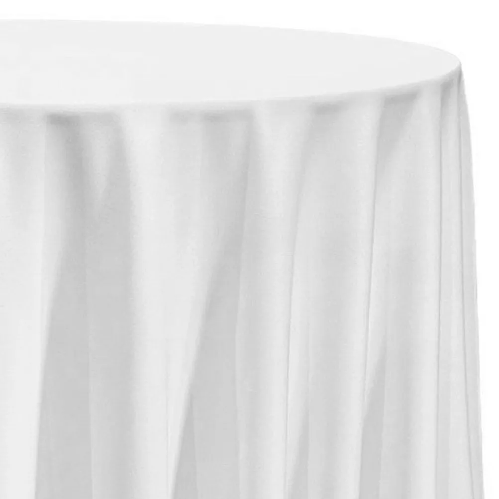 Scuba (Wrinkle-Free) Table Linen in White