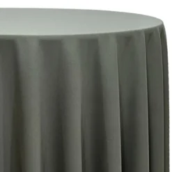Scuba (Wrinkle-Free) Table Linen in Gun Metal