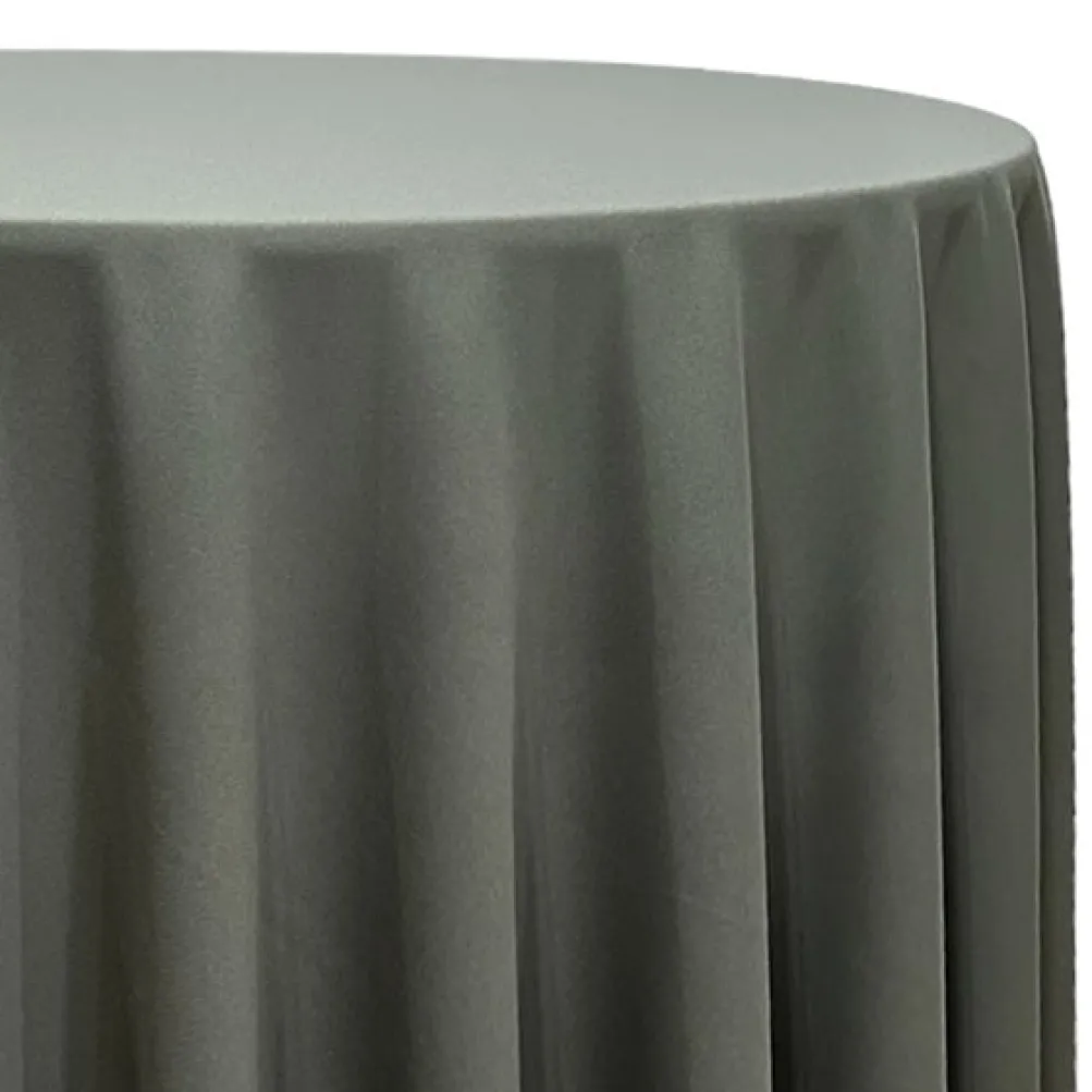 Scuba (Wrinkle-Free) Table Linen in Gun Metal