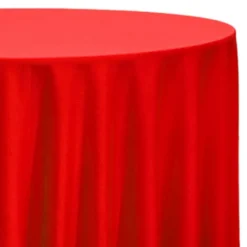 Scuba (Wrinkle-Free) Table Linen in Red