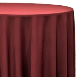 Scuba (Wrinkle-Free) Table Linen in Burgundy