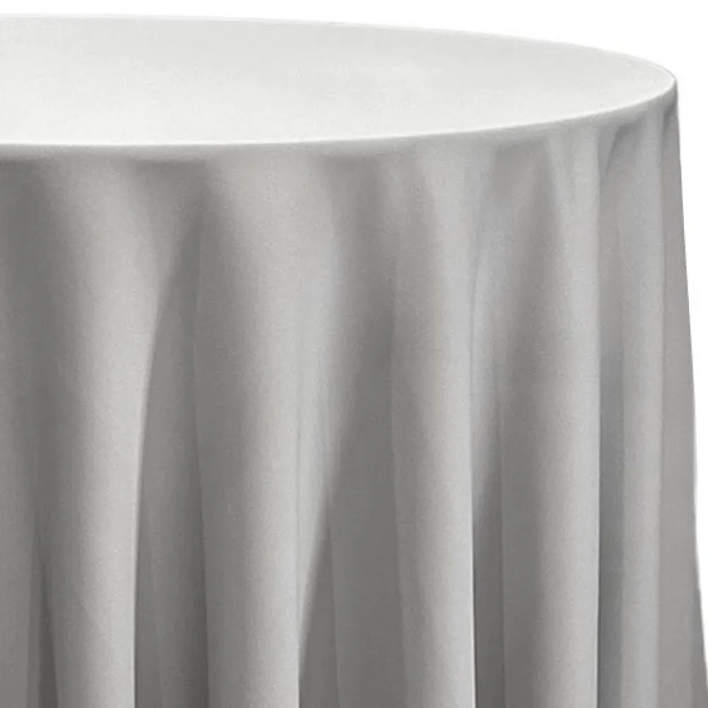 Scuba (Wrinkle-Free) Table Linen in Silver 1310