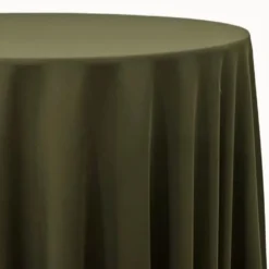 Scuba (Wrinkle-Free) Table Linen in Olive