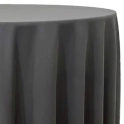 Scuba (Wrinkle-Free) Table Linen in Charcoal