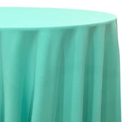 Scuba (Wrinkle-Free) Table Linen in Teal Green 2001