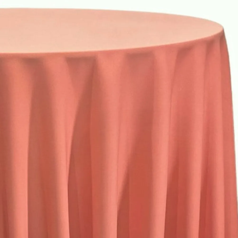 Scuba (Wrinkle-Free) Table Linen in Coral 1202