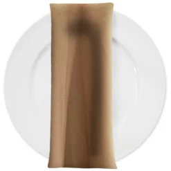 Scuba (Wrinkle-Free) Table Napkin in Camel
