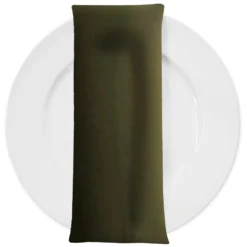 Scuba (Wrinkle-Free) Table Napkin in Olive