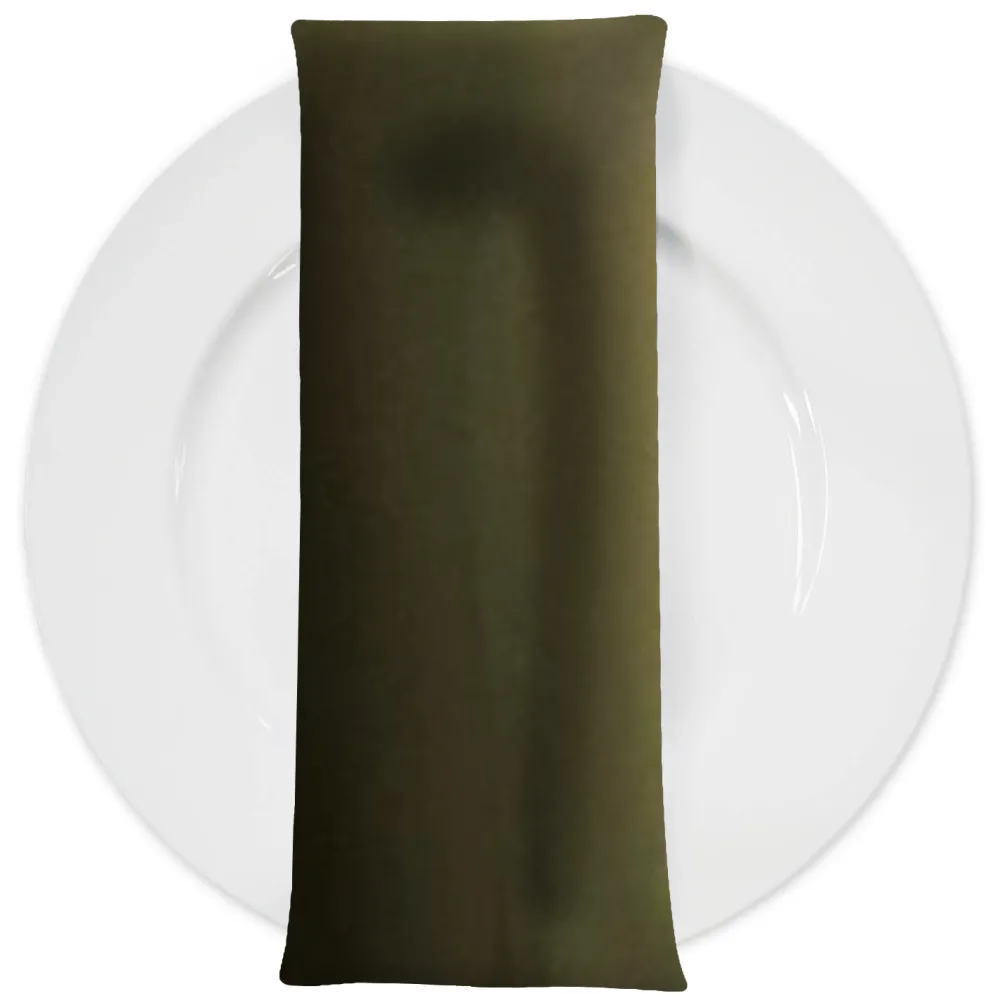 Scuba (Wrinkle-Free) Table Napkin in Olive
