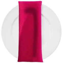 Scuba (Wrinkle-Free) Table Napkin in Fuchsia
