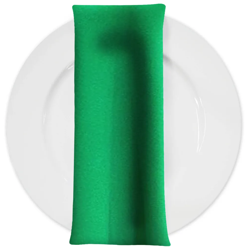 Scuba (Wrinkle-Free) Table Napkin in Kelly Green 1260