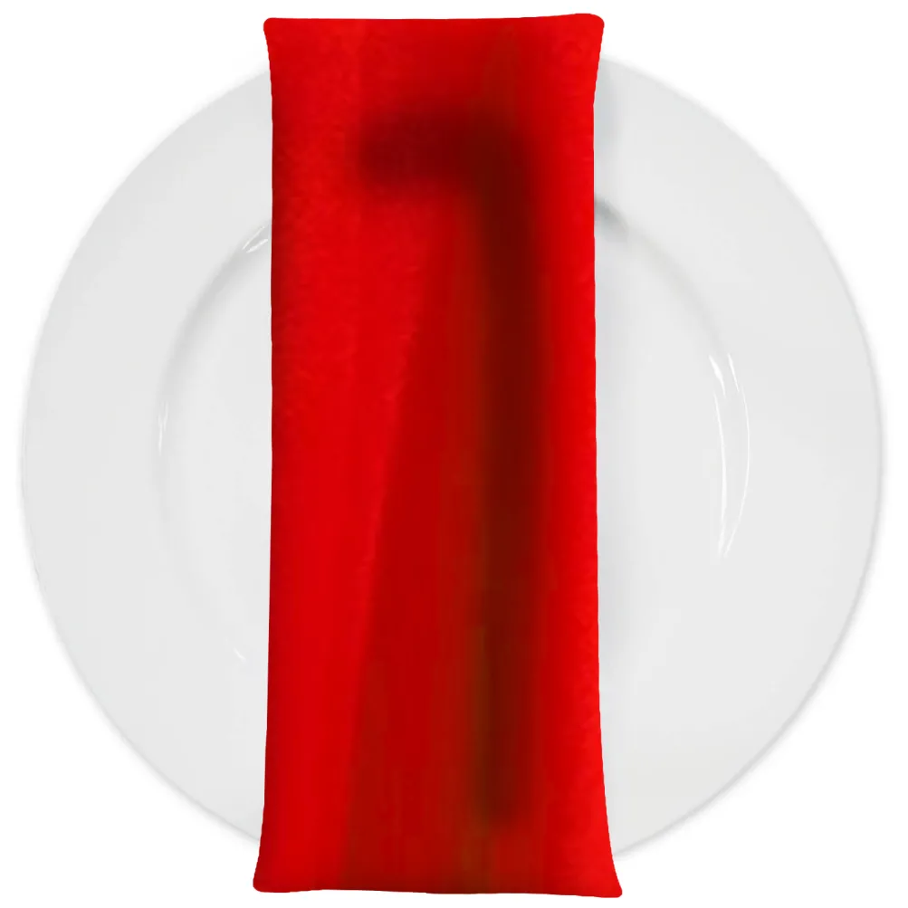 Scuba (Wrinkle-Free) Table Napkin in Red