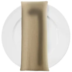 Scuba (Wrinkle-Free) Table Napkin in Taupe 1189