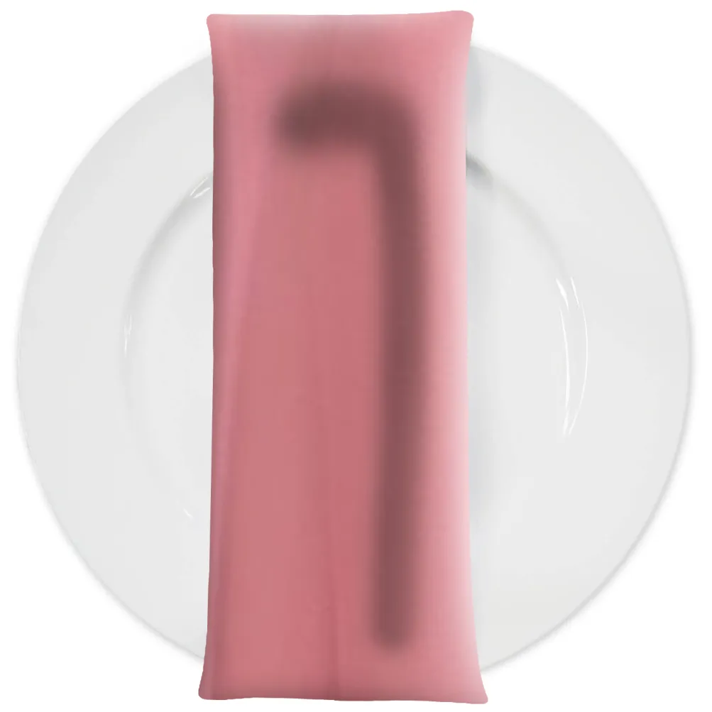 Scuba (Wrinkle-Free) Table Napkin in Dusty Rose 1162