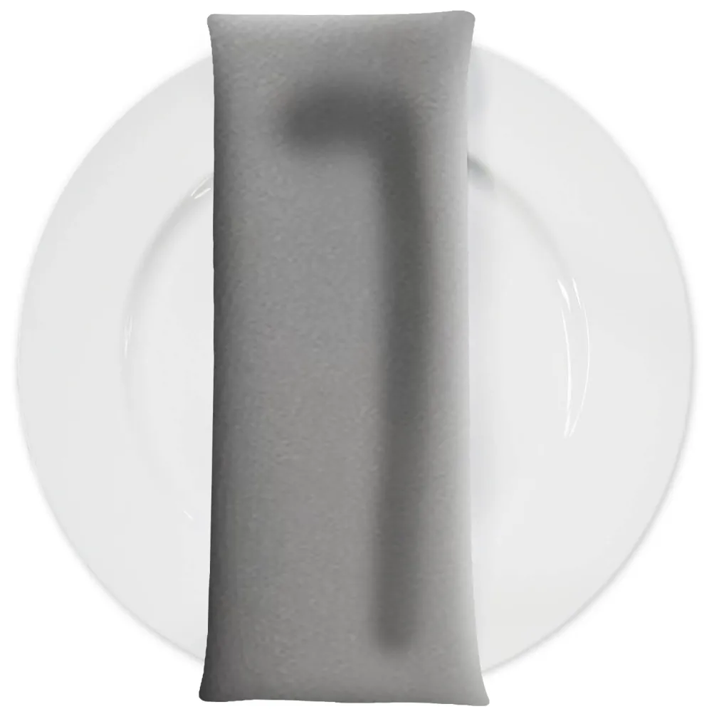 Scuba (Wrinkle-Free) Table Napkin in Gray