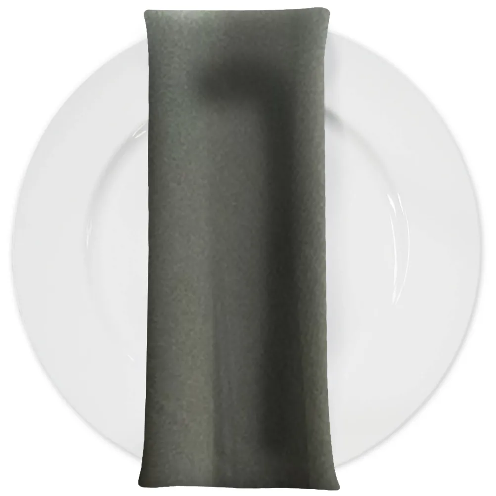 Scuba (Wrinkle-Free) Table Napkin in Gunmetal