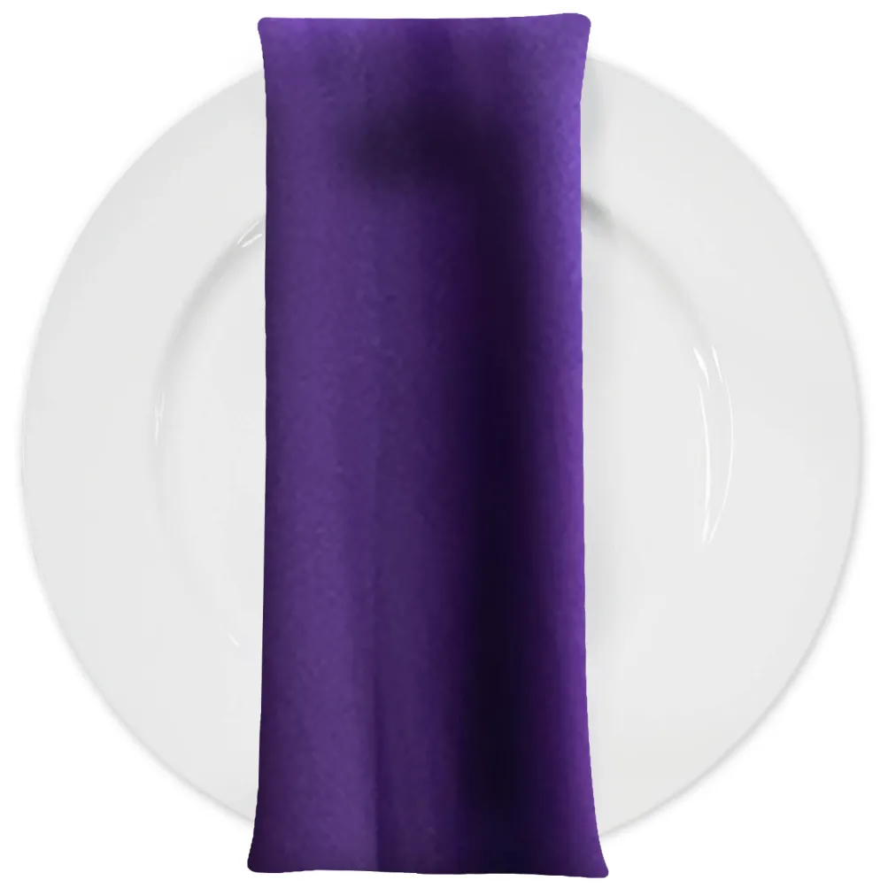 Scuba (Wrinkle-Free) Table Napkin in Purple 1258