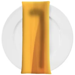 Scuba (Wrinkle-Free) Table Napkin in Yellow 1900