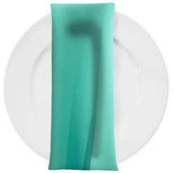 Scuba (Wrinkle-Free) Table Napkin in Teal Green 2001