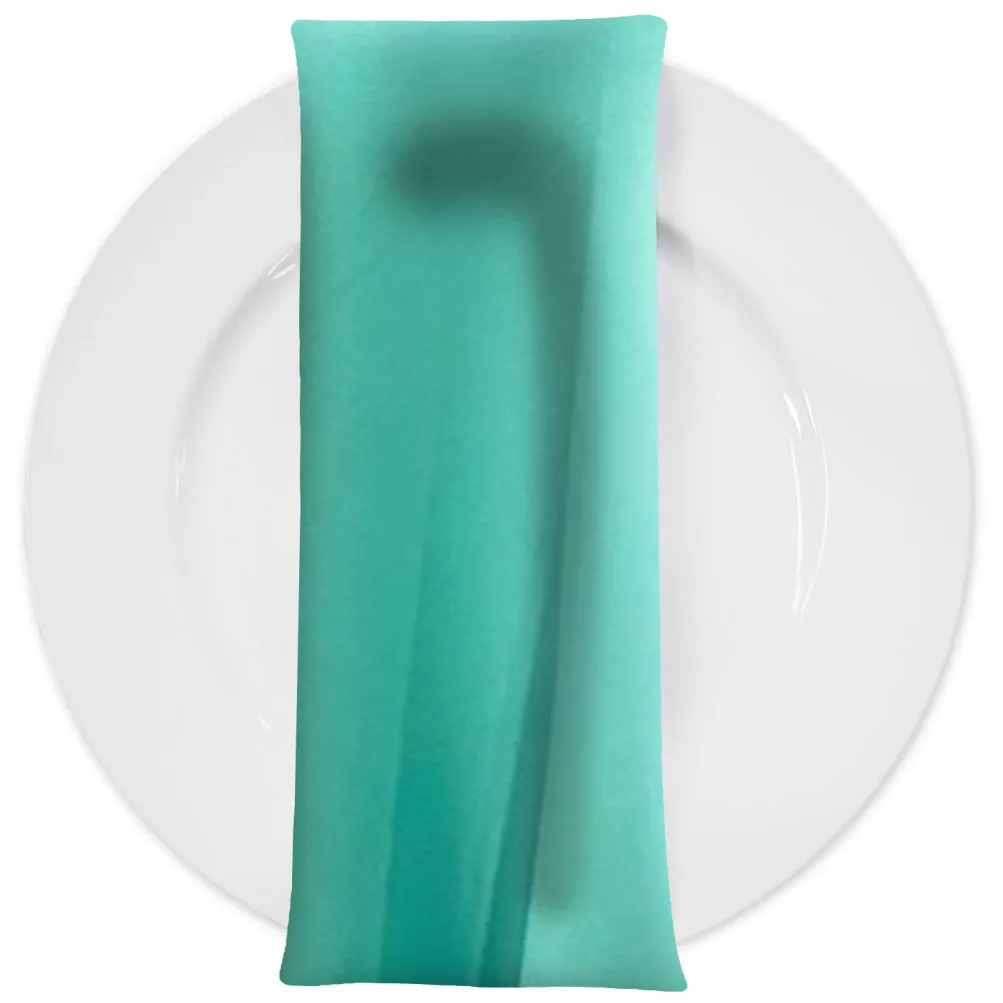 Scuba (Wrinkle-Free) Table Napkin in Teal Green 2001