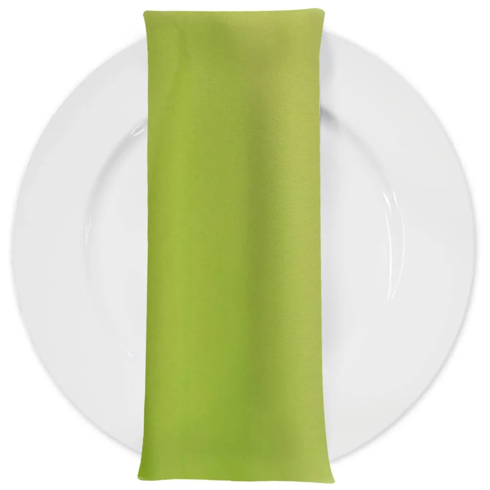 Scuba (Wrinkle-Free) Table Napkin in Apple Green 504