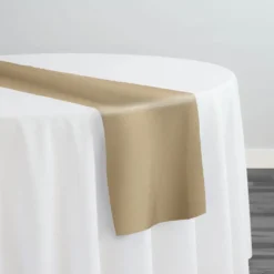 Scuba (Wrinkle-Free) Table Runner in Taupe 1189