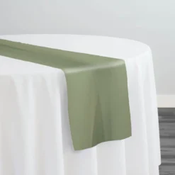 Scuba (Wrinkle-Free) Table Runner in Sage Mint