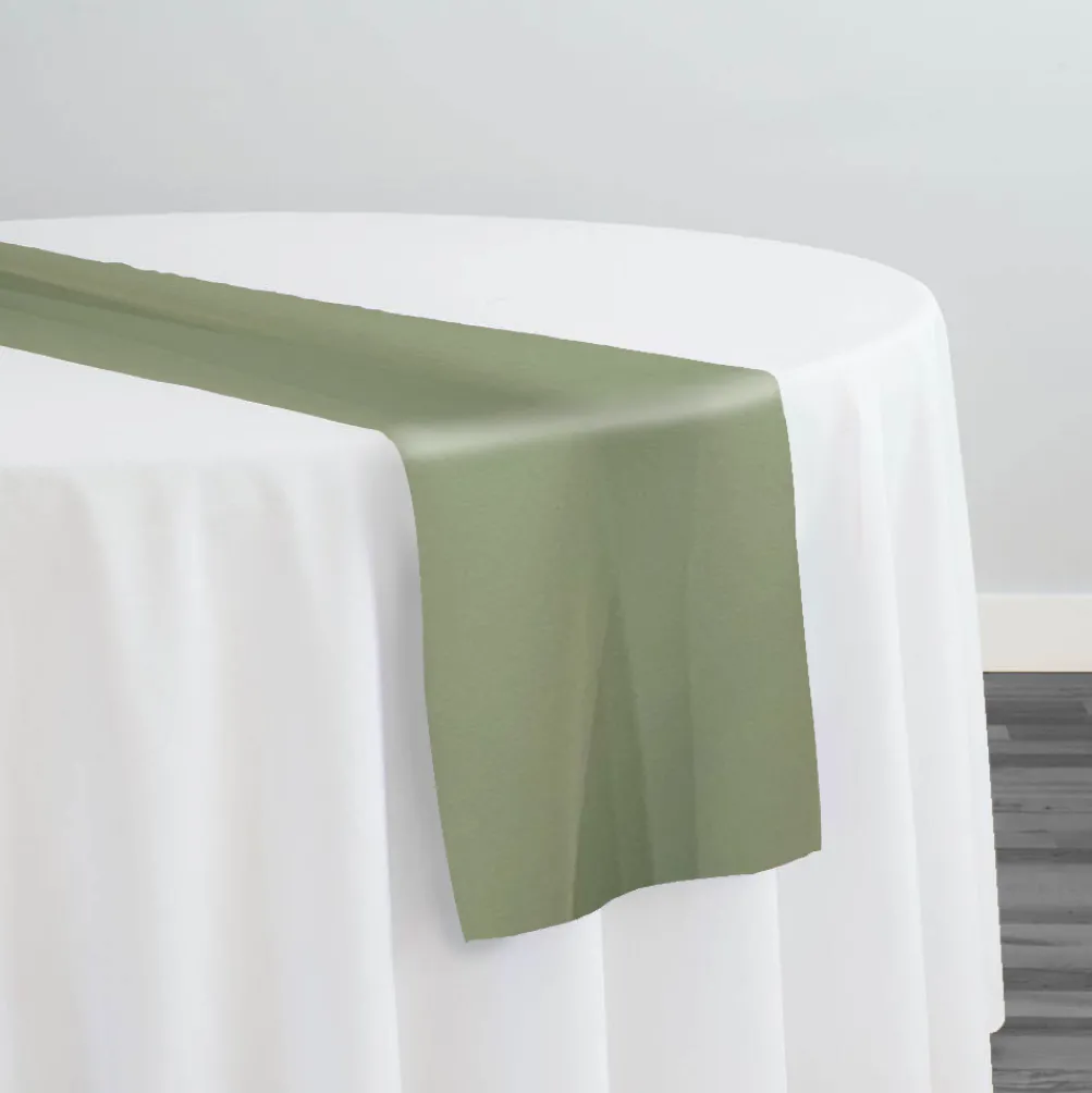 Scuba (Wrinkle-Free) Table Runner in Sage Mint