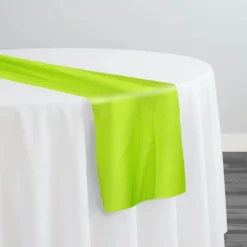 Scuba (Wrinkle-Free) Table Runner in Lime 1725