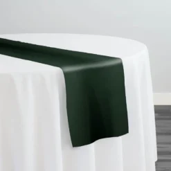 Scuba (Wrinkle-Free) Table Runner in Hunter Green